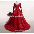 Elegantes wulstiges rotes formales Abschlussball-Ballkleid-Kleid-Abend-Kleid-Abschlussball-Kleid-Kleid